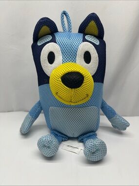 Bluey Bath Plush Dog Stuffed Animal - Soft Mesh Comfort Toy